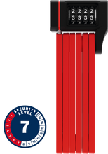Load image into Gallery viewer, A product picture of the Abus uGrip Bordo 5700 Combination Lock in the red colour variant.