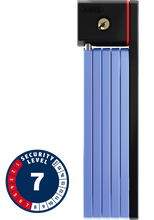 Load image into Gallery viewer, A product picture of the Abus uGrip Bordo 5700K Key Lock in the blue colour variant.