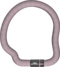 Load image into Gallery viewer, Product image of the Abus 6206K Goose Lock for a bicycle. This image features the colour variant pink.