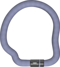 Load image into Gallery viewer, Product image of the Abus 6206K Goose Lock for a bicycle. This image features the colour variant blue.