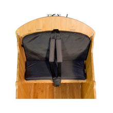 Load image into Gallery viewer, A product image showing an overhead view of the Yuba Supercargo Bamboo Box Seat Kit.