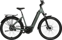Load image into Gallery viewer, A product image of the VELO DE VILLE SEB electric bike, featuring a Eucalyptus Green frame colour.
