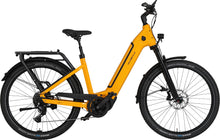 Load image into Gallery viewer, A product image of the VELO DE VILLE SEB electric bike, featuring a Melon Yellow frame colour.