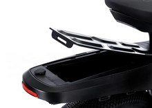 Load image into Gallery viewer, A close up photo of the rear carrier box on the Fantic Issimo Urban electric bike.