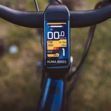 Load image into Gallery viewer, A close-up photo of the electric display screen on the Kuma S1 electric bike.