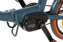 Load image into Gallery viewer, A close-up photo of the Bafang M300 electric motor on the Beaufort Billie electric folding bike.