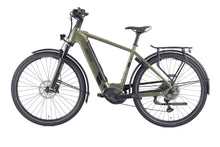 Load image into Gallery viewer, A product image of the BESV TR 1.1 electric bike, with the crossbar frame variant, taken from the left side.