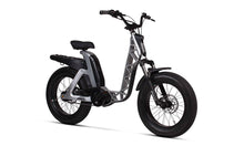 Load image into Gallery viewer, A product image of the Fantic Issimor Urban Electric Bike, showing the grey frame option. This photo is taken from the front right.