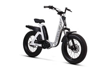 Load image into Gallery viewer, A product image of the Fantic Issimor Urban Electric Bike, showing the white frame option. This photo is taken from the front right.