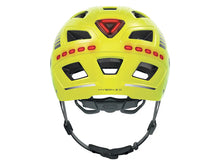 Load image into Gallery viewer, Yellow helmet with reflective elements on a white background
