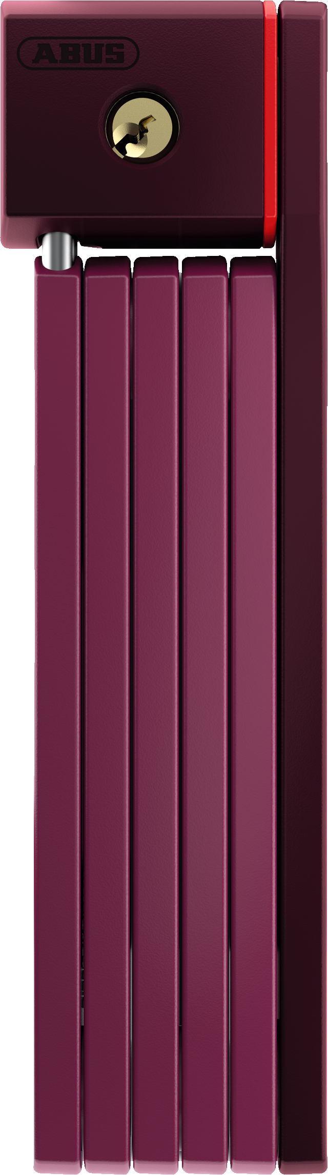 A product picture of the Abus uGrip Bordo 5700K Key Lock in the core purple colour variant.