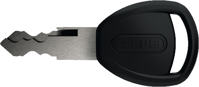 A product image of the key for the Abus Ultimate 420 cycle lock.