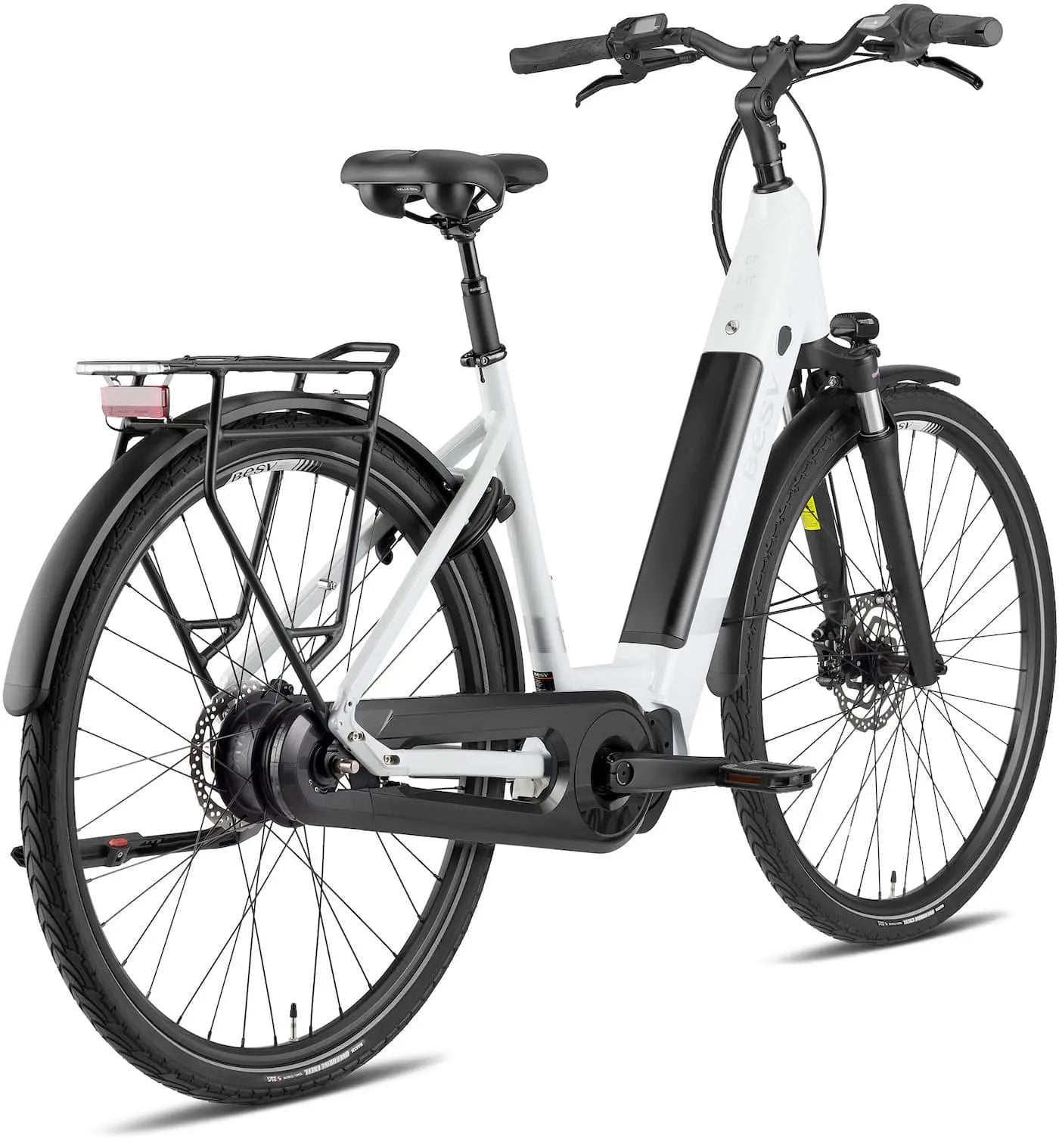 A product image of the BESV CT 2.2 LS electric bike taken from the back right of the bike.