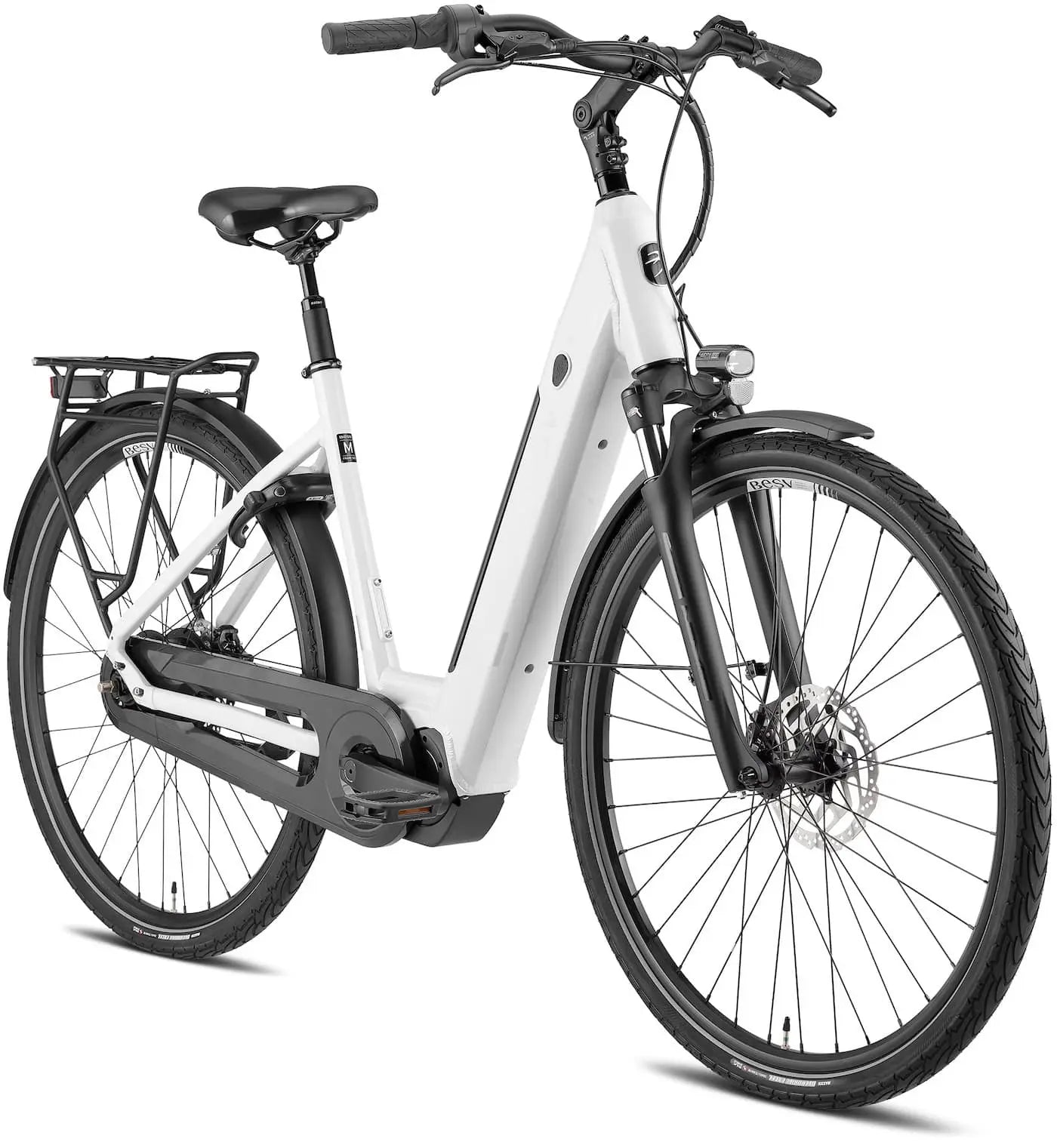 A product image of the BESV CT 2.2 LS electric bike taken from the front right of the bike.