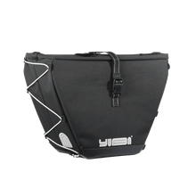 Load image into Gallery viewer, A product image showing the Yuba Eco Baguette bike bag in isolation.
