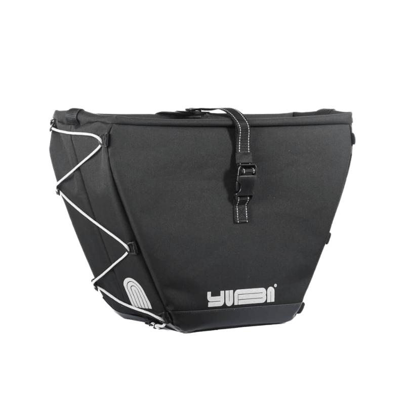 A product image showing the Yuba Eco Baguette bike bag in isolation.