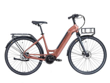 Load image into Gallery viewer, Product image of the Kuma S1 electric bike with a matt copper bronze frame colour. The bike is pictured from the side against a white background.
