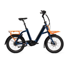 Load image into Gallery viewer, Product image of the BESV CPT 2.3 Compact Electric Bike with dark navy frame, taken from the right side. 
