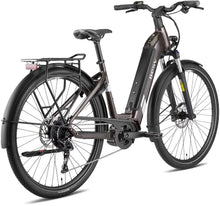 Load image into Gallery viewer, A product image of the BESV TR 1.3 electric bike, with the low-step frame variant, taken from the back right side. 
