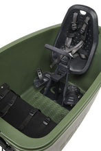 Load image into Gallery viewer, A product image showing the fixing for the Yepp/Bobike child seat in the Dolly cargo bike, with the child seat in place.
