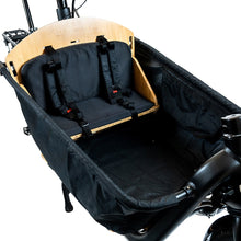 Load image into Gallery viewer, A product image of the Yuba Open Loader Seat Kit for the Yuba Supercargo CL electric cargo bike.
