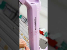 Load and play video in Gallery viewer, A youtube video featuring the unique VELO DE VILLE frame colour of French Lavender.
