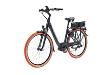 Load image into Gallery viewer, A product image of the Veloci Spirit electric bike from LeaseBike. The photo is taken at an oblique angle from the front of the bike. 
