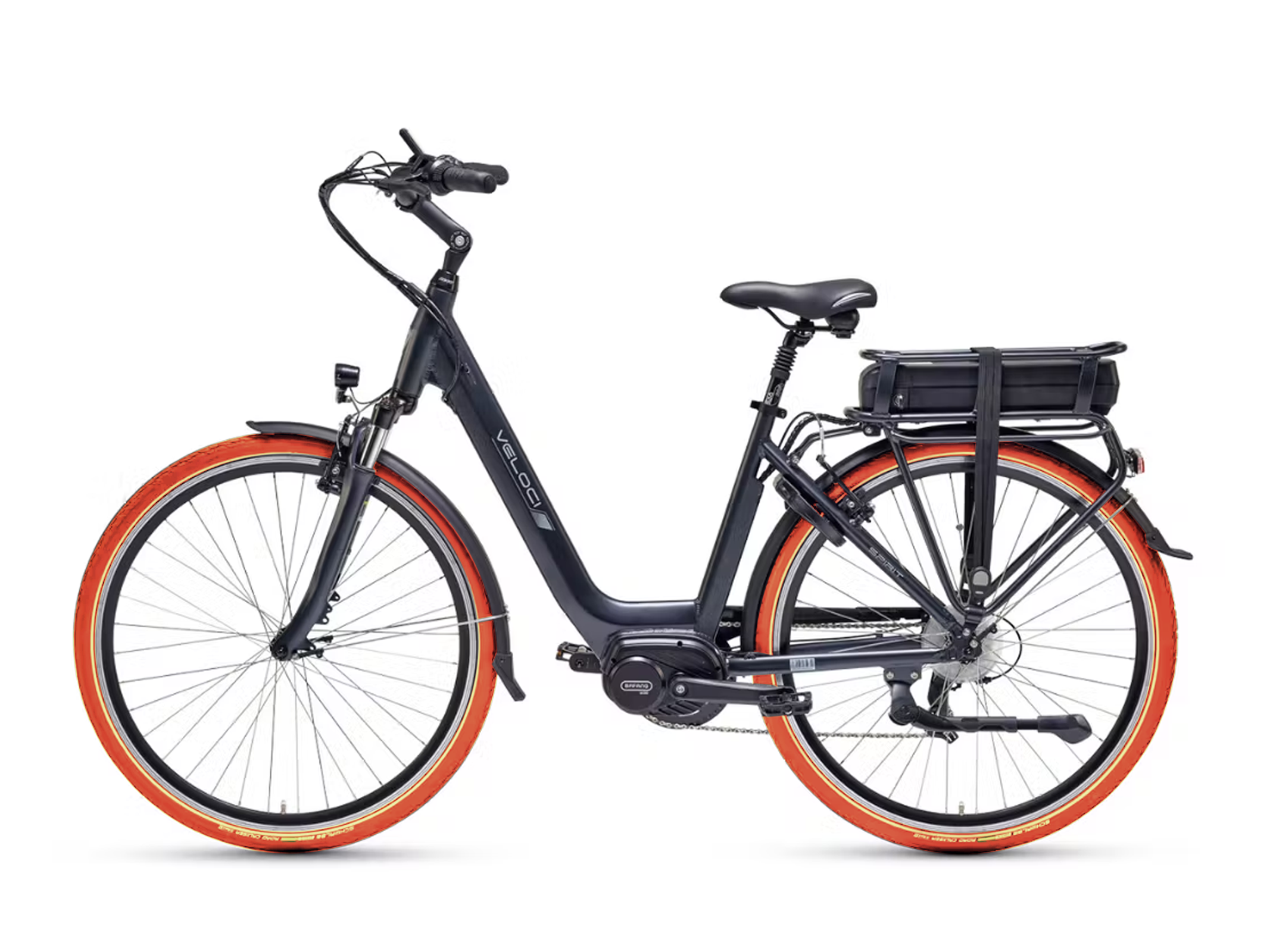 A product image of the Veloci Spirit electric bike from LeaesBike. 